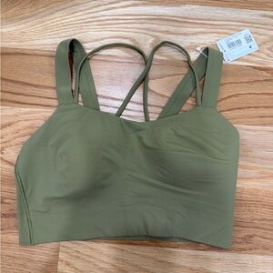 Lululemon Athletica Olive Sports Bra